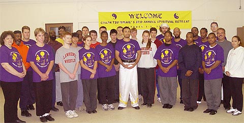 Group Photo of all who participated in Chaantzu Ismail's 2003 Martial Arts Retreat.