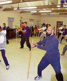 Chen Family Short Staff Form,  traces its origin to students of the late grandmaster 